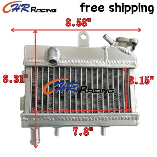 Row aluminum radiator - aluminum, for