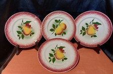 lot de 4 assiettes dessert