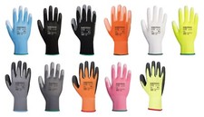 Gants De Jardinage PU DIY Paume Colorée Revêtue Travail Portwest A120 ***