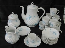 * SERVICE A CAFE EN PORCELAINE LIMOGES THARAUD SYMPHONIE NEUF