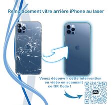 Remplacement vitre arrière iPhone au Laser tout modèle.