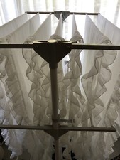 Lot : Anciens Rideaux Voilage Transparent Petites Fenêtres Et Grandes Fenêtres