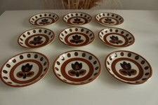 Lot de 9 Assiettes Creuse  Boch | Modèle Kimono | Excellent Etat