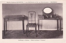 GRENOBLE meuble moderne DJOUKITCH coiffeuse chaise table écritoire platane