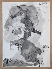 Lithographie noir et blanc