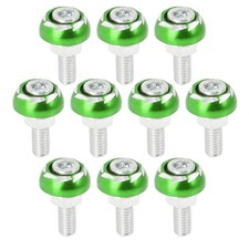 10pcs 6mm Métal Moto License