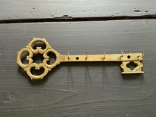 Patère Porte clé Mural Forme Clé Ancienne Fer Forgé 24cm