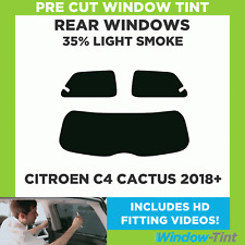 Pré Découpé Fenêtre Film Teinté pour Citroen C4 Cactus 2018 +35% Light Rear Auto