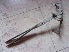 support de canne à pêche à planter en fer ancien