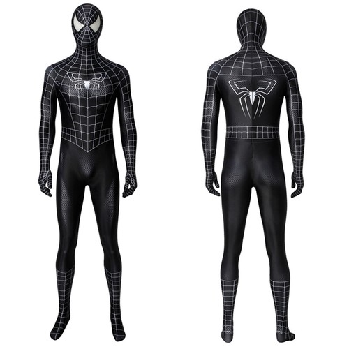 Black venom spiderman jumpsuit - black,