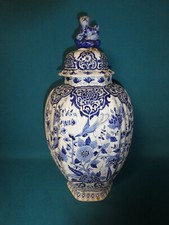 XIX° DELFT POTICHE COUVERTE