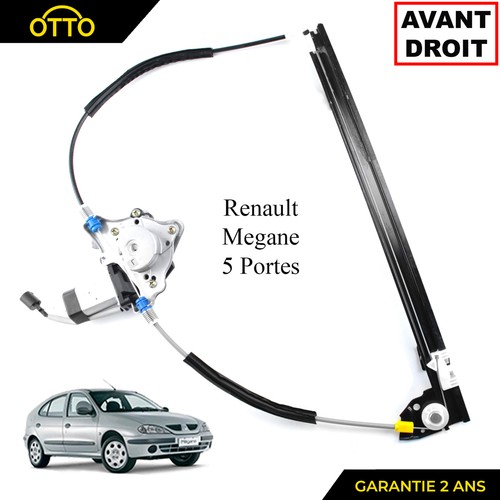 Leve vitre passager - vitre, +
