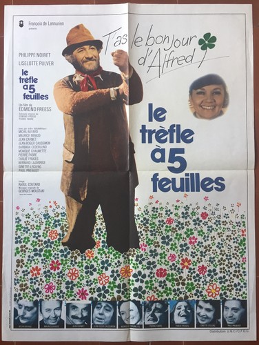 Affiche trefle 5 feuilles - affiche, le