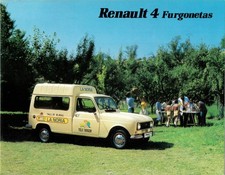 Catalogue brochure Renault 4 F