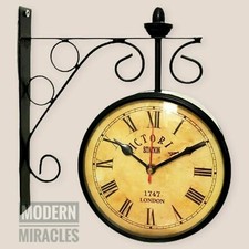Horloge ferroviaire double