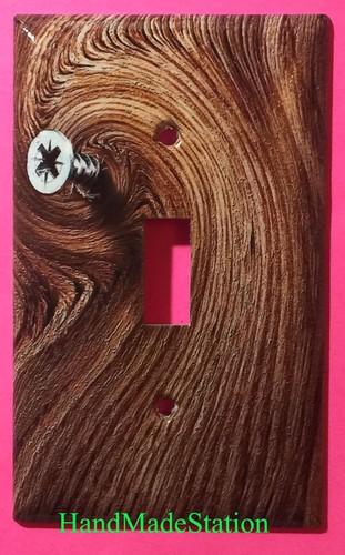 Screw the wood light - on,