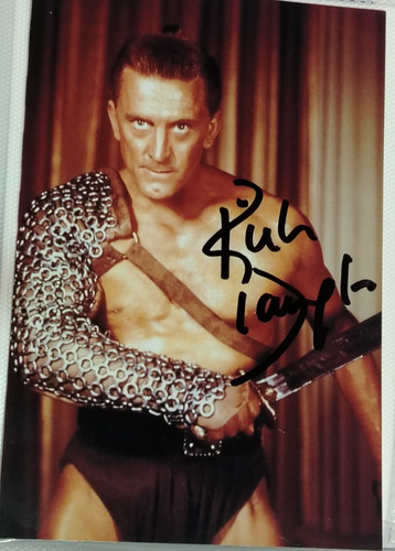 Autograph kirk douglas foto - douglas,