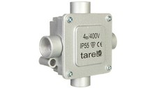 Boîte de jonction métallique, 5 voies, 4mm2, 4 entrées P16 IP55 021 /T2FR