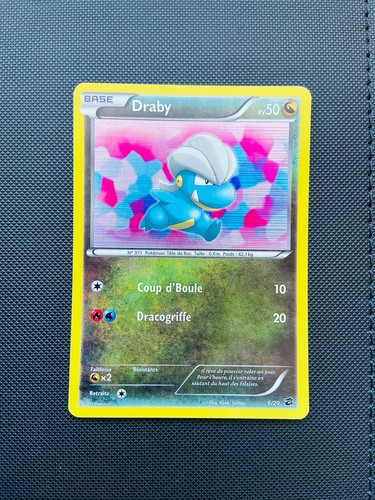 Carte pokemon draby holo - draby, 6/20