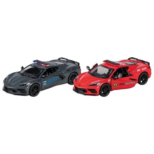 Voiture métal corvette - en,
