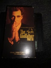 VHS Video The Godfather Part III - 2 tape set Final Director's Cut - Al Pacino 