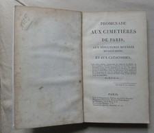 Cimetières Catacombes de Paris. Sépultures Royales St Denis environ 1820