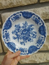 Ancienne assiette creuse faïence anglaise de Ridgway Modèle Windsor 