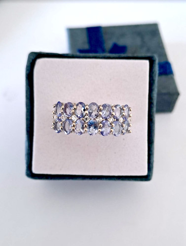 Bague tanzanite argent - , 925