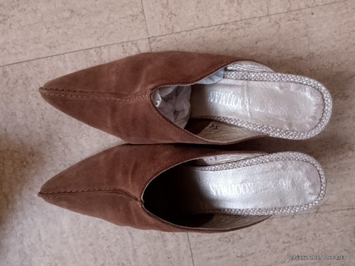 Mules talon florence - à,
