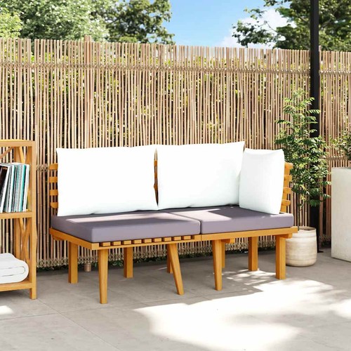 Banc jardin avec coussins - de,