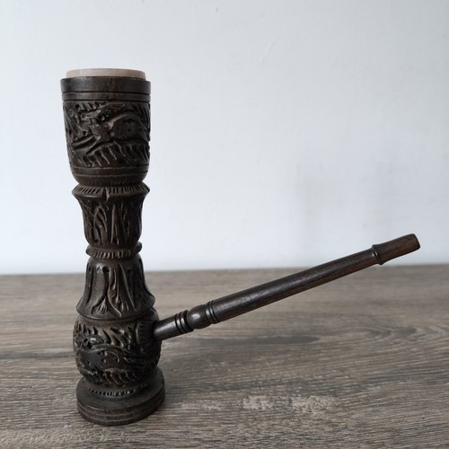 Pipe bois sculptée - pipe,