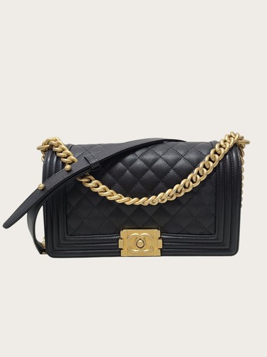 Chanel sac boy cuir - sac,