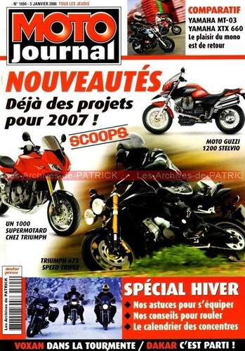 Moto journal 1694 essai yamaha - moto,