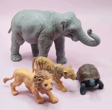 BRITAINS LOT DE 4 Animaux- ANIMAUX SAUVAGES AFRIQUE ET AUTRES - TORTUE LION ...