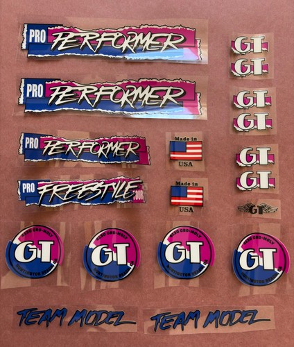 1987 pro performer - 1987, decal