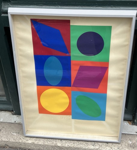 Vasarely sérigraphie signée - vasarely,