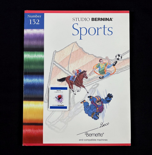 Sports embroidery designs card - sports,