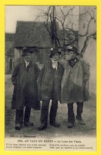 cpa de 1909 Cher Indre TYPES du BERRY La LOUE des VALETS 3 Garçons en Sabots