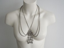 Collier Argenté En Métal Bijoux De Mode Tracht 69,0 G/58,5 CM