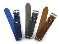 Ceintures Montres Mohawk Style Militaire Différentes Couleurs Made IN Italy Tube