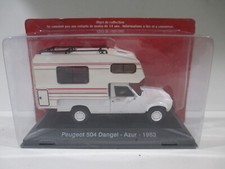 PEUGEOT 504 DANGEL 4X4 AZUR de 1983 CAMPING CAR  MOTORHOME au 1/43