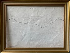 Cadre Photo Profilrahmen Blanc Vieilli Or Vintage Falzmaße 65 X 89,1 CM Antique