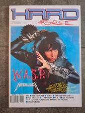Hard Force Magazine HARD-ROCK  octobre 1987*** État MINT *** Complet !!
