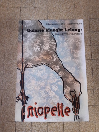Affiche riopelle galerie - affiche,