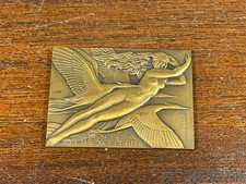 Médaille Plaque Bronze Art