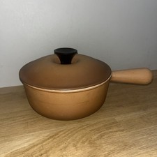 Petite Casserole Faitout Caquelon Fonte Émaillée Beige Marron Le Creuset n° 18