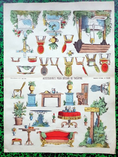 Xix ème rare planche - ,
