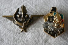 insigne légion étrangère du 6° REG Brevet Plongeur DINOPS et Compagnie d'Appui