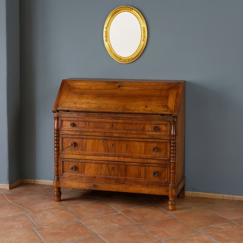 Miroir ancien bois doré verre - bois,