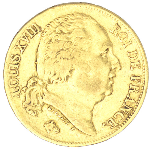 Louis xviii francs 1817 - francs,